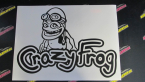 Samolepka Crazy frog 002 žabák
