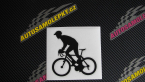 Samolepka Cyklista 003 levá