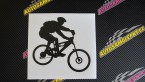 Samolepka Cyklista 009 pravá horské kolo