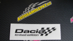 Samolepka Dacia limited edition pravá