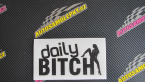 Samolepka Daily bitch 001 nápis