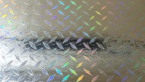 Samolepka Diamond Plate mini holographic silver PRIME, stříbrná folie s holografickým efektem