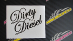 Samolepka Dirty diesel 001 nápis