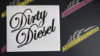 Samolepka Dirty diesel 001 nápis