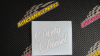 Samolepka Dirty diesel 001 nápis