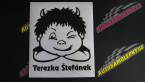 Samolepka Dítě v autě 055 levá kluk čertík