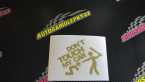 Samolepka Dont touch my car 001