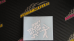 Samolepka Dont touch my car 001