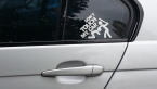 Samolepka Dont touch my car 001