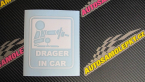 Samolepka Drager in car 001