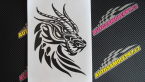Samolepka Dragon 051 pravá dračí hlava