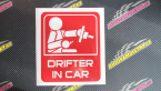 Samolepka Drifter in car 004
