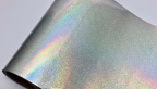 Samolepka Fantasy holo gliter silver PRIME, stříbrná folie s holografickým efektem