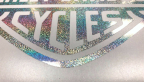Samolepka Fantasy holo gliter silver PRIME, stříbrná folie s holografickým efektem