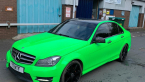 Samolepka Fluorescentní folie zelená