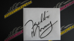 Samolepka Fredie Mercury podpis