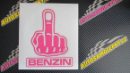Samolepka Fuck off benzín
