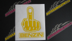 Samolepka Fuck off benzín