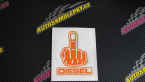 Samolepka Fuck off diesel