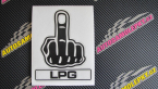 Samolepka Fuck off LPG