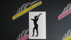 Samolepka Gymnastka 001 levá