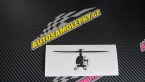 Samolepka Helikoptéra model 001 pravá