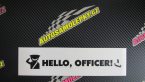 Samolepka Hello, Officer!