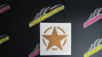 Samolepka Hvězda US Army 001
