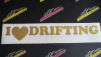 Samolepka I love drifting