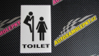 Samolepka Interiér 013 - Toilet