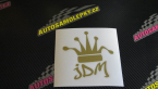 Samolepka JDM koruna 002 king