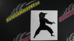Samolepka Karate 006 pravá