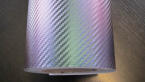 Samolepka Karbon 3D folie MODRÝ ZELENÝ CHAMELEON carbon