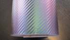 Samolepka Karbon 3D folie MODRÝ ZELENÝ CHAMELEON carbon