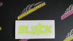 Samolepka Kenblock lebka s napisem