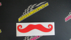 Samolepka Knír 001 movember, moustache styl