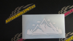 Samolepka Krajina hory 002 pravá