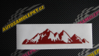 Samolepka Krajina hory 021 levá