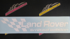 Samolepka Land Rover limited edition levá