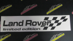 Samolepka Land Rover limited edition pravá