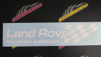 Samolepka Land Rover limited edition pravá