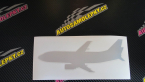 Samolepka Letadlo 019 levá Boeing 737
