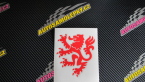 Samolepka Lev heraldika 001 levá Český lev