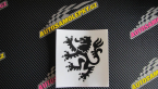 Samolepka Lev heraldika 001 levá Český lev