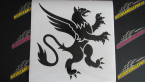 Samolepka Lev heraldika 003 pravá
