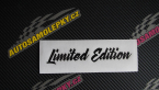 Samolepka Limited edition 003