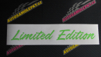 Samolepka Limited edition 004