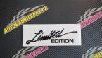 Samolepka Limited edition 011 nápis