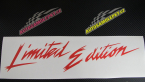 Samolepka Limited edition new 001 v řádce