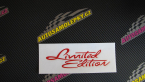 Samolepka Limited edition old